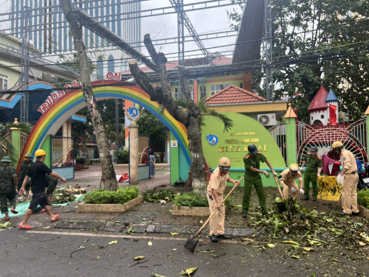 UBND phường Hạ Lý gửi thư cảm ơn